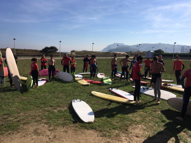  Getting equipped for the surf class 